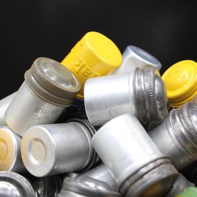 Vintage Lot of Kodak 35mm Metal Film Canisters