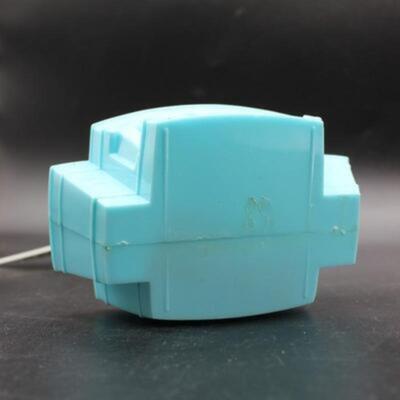 Vintage Retro Plastic Graduation Baby Thrift Hall Coin Bank with $5 bill