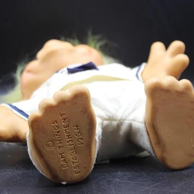 Vintage 1964 Dam Things Establishment Blue Eyes Sailor Outfit 12" Troll Doll
