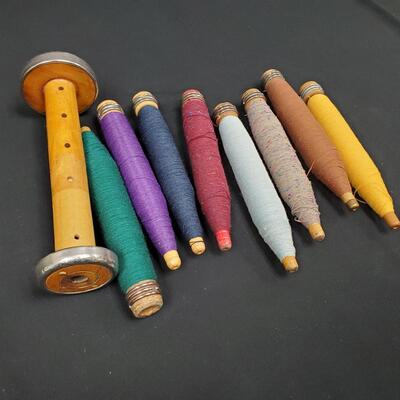 9 Vintage Sewing Bobbins