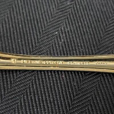 Lifetime Cutlery & Case - 23 K Gold Plated Tableware