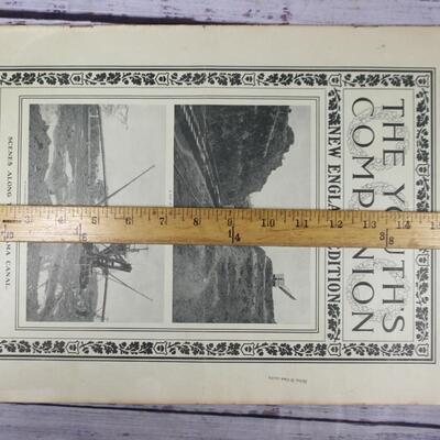 Pair of Antique Magazines The Youth's Companion New England Edition