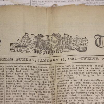 Antique 18th and 19th Century Daily New York Tribune, Dunlap's American Daily Advertiser, The Los Angeles Times & More