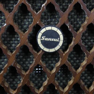 Pair of Vintage Sansui Sp-30 2 Way Speaker System Bookshelf Speakers Lot #2
