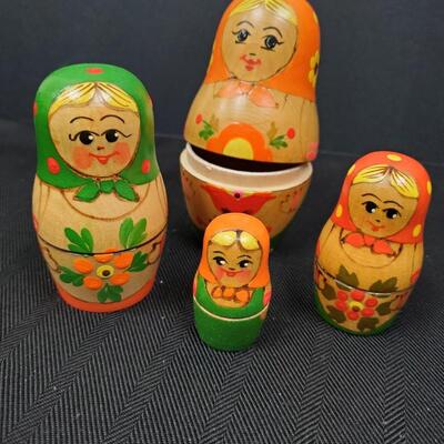 2 Sets of Russian Babushkas