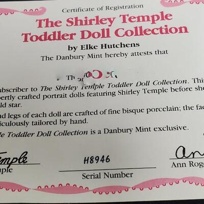 Shirley Temple Doll, with original box