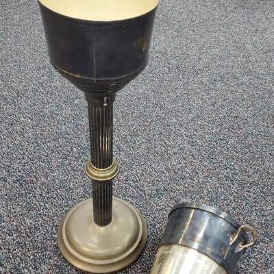 Grand Silver Co Ice Bucket on a Stand