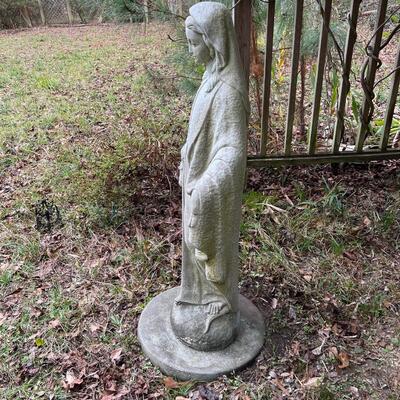 Large ~ Cement Statue Of Mary ~ Heavy