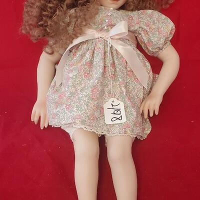 Doll in Flower Dress