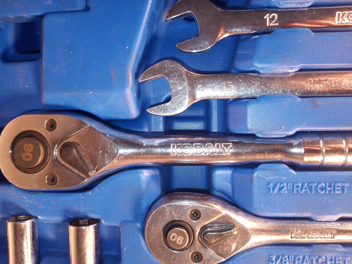 Kobalt socket and wrench set
