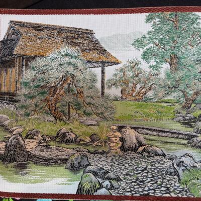 Assorted lot of 6 Vintage Embroidered Chinese Silks