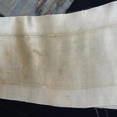 Antique Chinese Silk Embroidered Panel Fragments