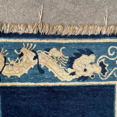 Pair of Vintage Small Chinese Rugs - good condition!