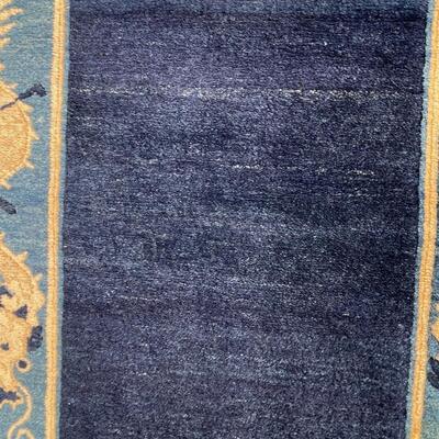 Pair of Vintage Small Chinese Rugs - good condition!