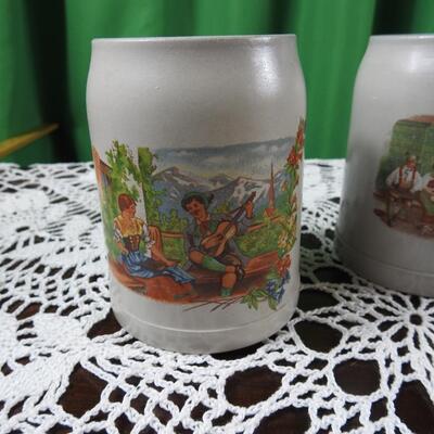 German Stoneware Steins