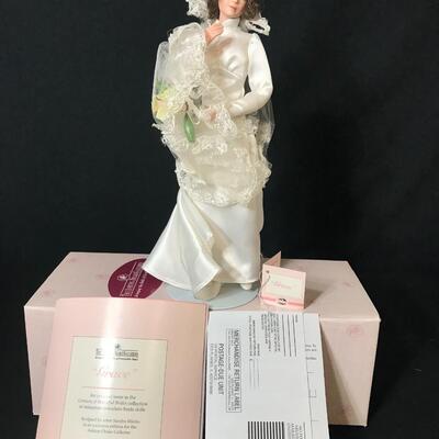Lot 92: Collection of Ashton-Drake Galleries Bride Dolls - Grace, Katherine, Joanna, Donna & Heather