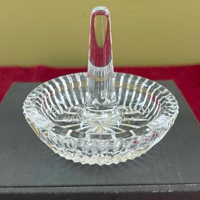Lot 92 Waterford Crystal Ring Dish / Holder Made in Ireland