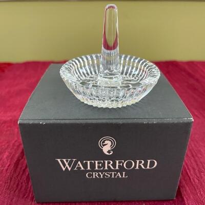Lot 92 Waterford Crystal Ring Dish / Holder Made in Ireland