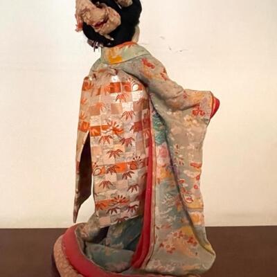 Lot 148 Vintage Geisha Doll In Traditional Costume 16