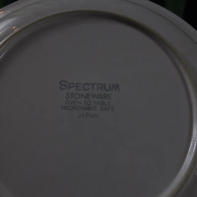 Set of Stoneware Plates by Spectrum