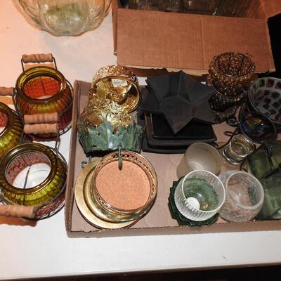Candle holders and miscellaneous