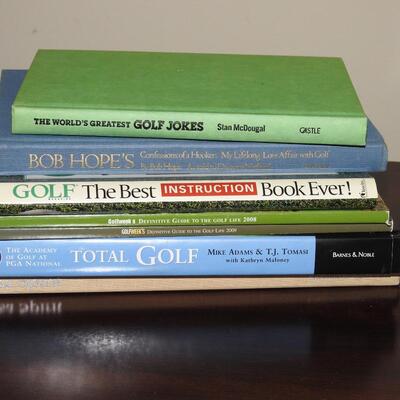 Grouping of golfing books