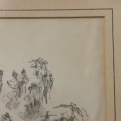 Phyllis Kresnoff Black Framed Artwork