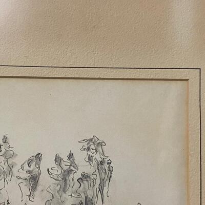 Phyllis Kresnoff Black Framed Artwork