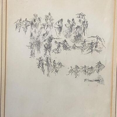 Phyllis Kresnoff Black Framed Artwork