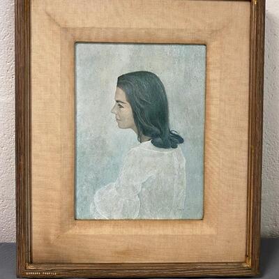 "Barbara Profile", by P. White