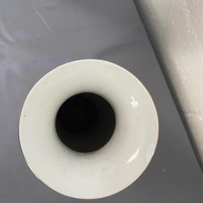 3 Ceramic Vases with Asian Motifs