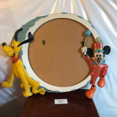 Mickey Mouse Pluto Vintage Wall Mount Frame