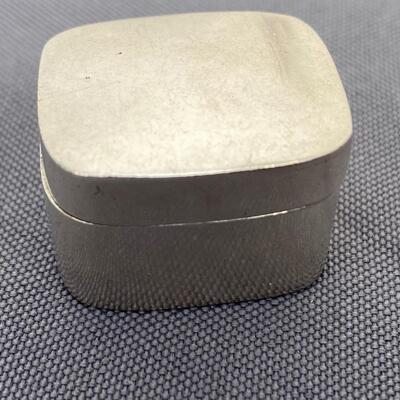 Sterling Silver Trinket Box