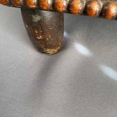 Antique Wood Humidor/Smoking Table