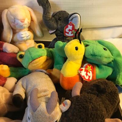 Lot of Beanie Baby rare early