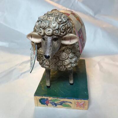 Jim Shore Sheep with Quilt