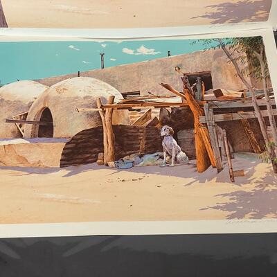 William Nelson "Pueblo Dog" Lithograph Signed & Numbered