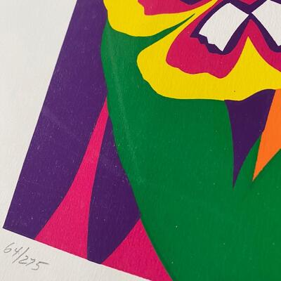 Ann T. Cooper Lithograph "Parrots" Signed & Numbered (64/275)