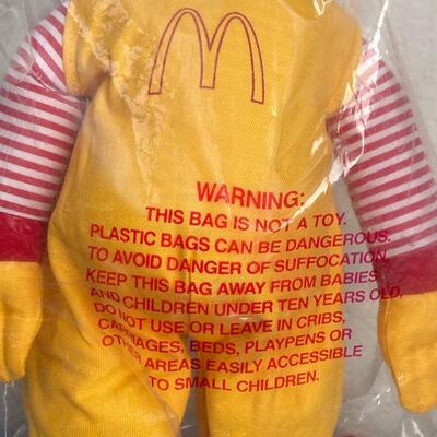 Ronald McDonald Stuffed Clown Doll