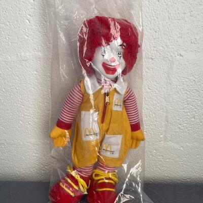 Ronald McDonald Stuffed Clown Doll