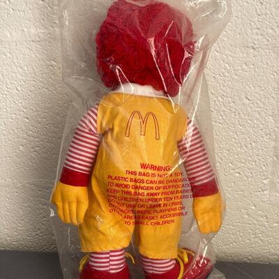 Ronald McDonald Stuffed Clown Doll