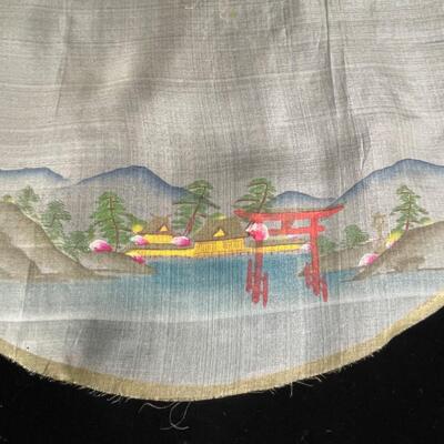 Ultra Charming Vintage Japanese Tea Cloth and Coasters