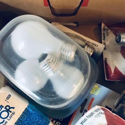 Flat of light bulbs & smoke detector