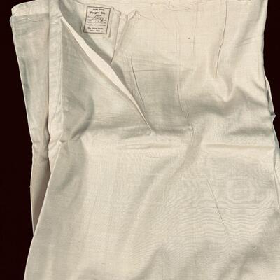 Yardage Vintage â€œHand Made Pongee Silkâ€ unused with original tag