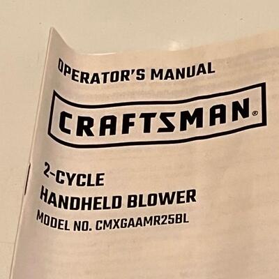 CRAFTSMAN ~ Handheld Gas Blower
