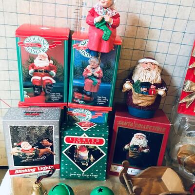 Lot of Christmas decor some boxed