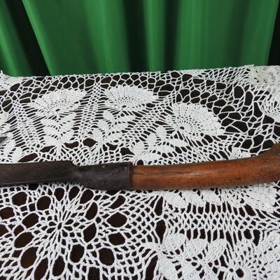 Machete type knife