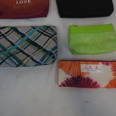 6 pc Makeup Bags, Clinique, Ipsy, Thirty-One