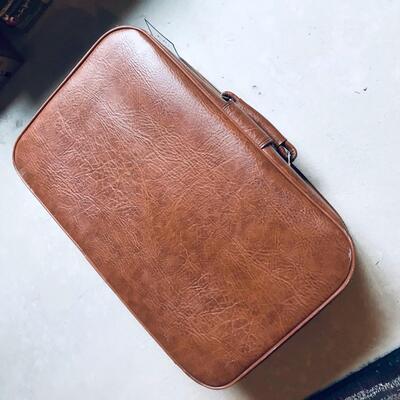 70s Soft Leather suitcase