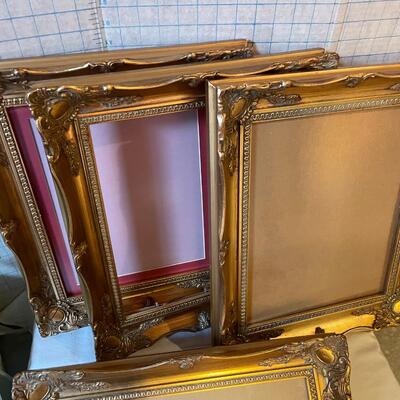Lot of 4 Matching Gilded 12 x 10 Frames